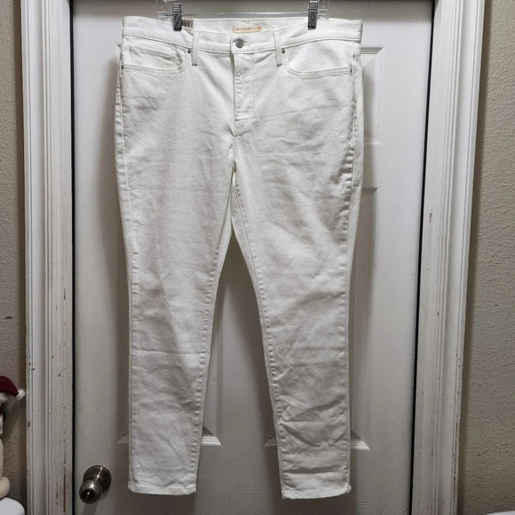 NWT Levi's 311 Shaping Skinny Women's 18M 34x30 White Jeans 34 X 30 - Picture 4 of 12